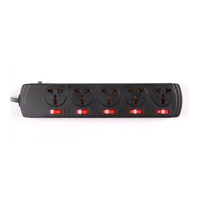 5 outlet Universal Type Extension Socket With On/Off Switch, USB
