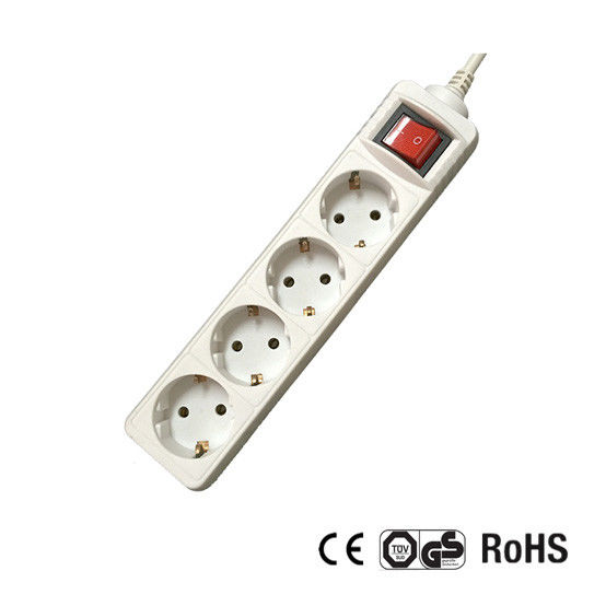 Germany Type Extension Socket With 1.5m Wire, With Switch CE/GS Certificate